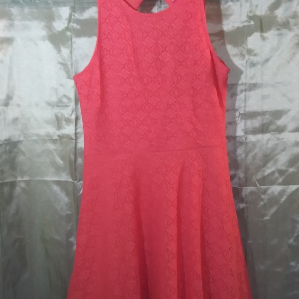 Coral dress